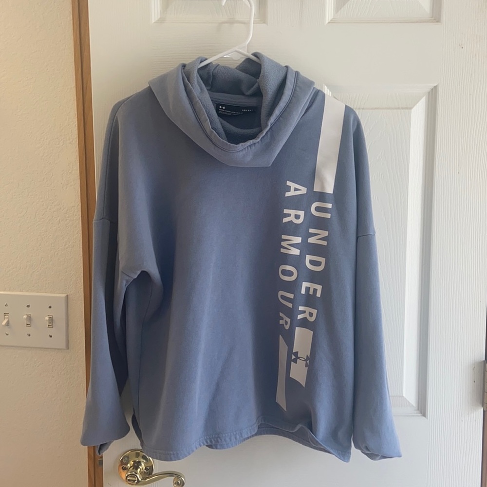 Under armour turtle neck hoodie